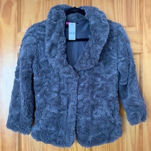 Say What ? Fuzzy jacket Small